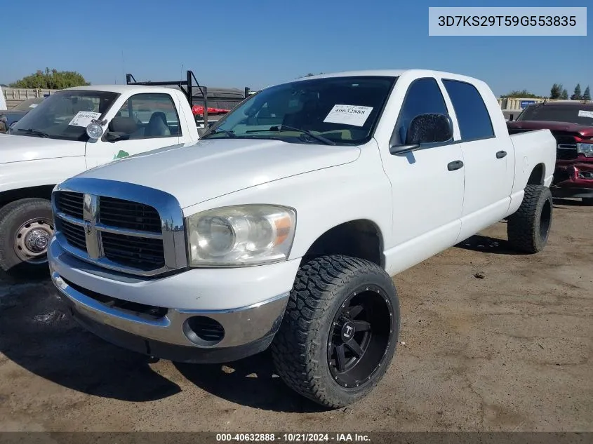 3D7KS29T59G553835 2009 Dodge Ram 2500 Sxt/Slt