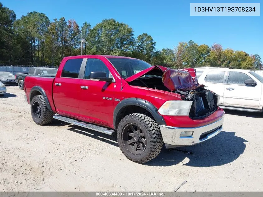 2009 Dodge Ram 1500 Slt/Sport/Trx VIN: 1D3HV13T19S708234 Lot: 40634409