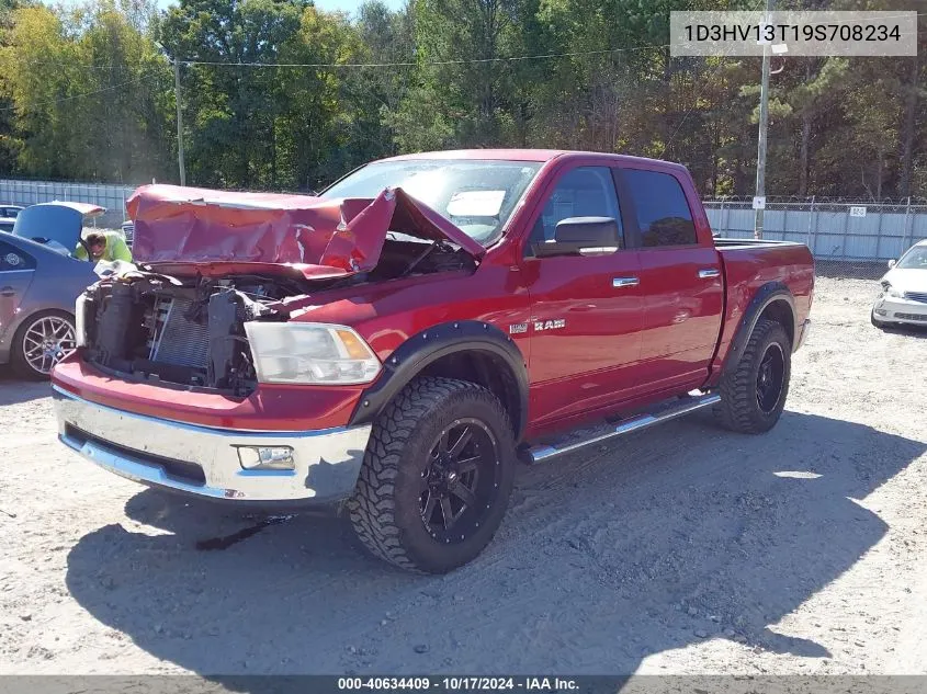 2009 Dodge Ram 1500 Slt/Sport/Trx VIN: 1D3HV13T19S708234 Lot: 40634409