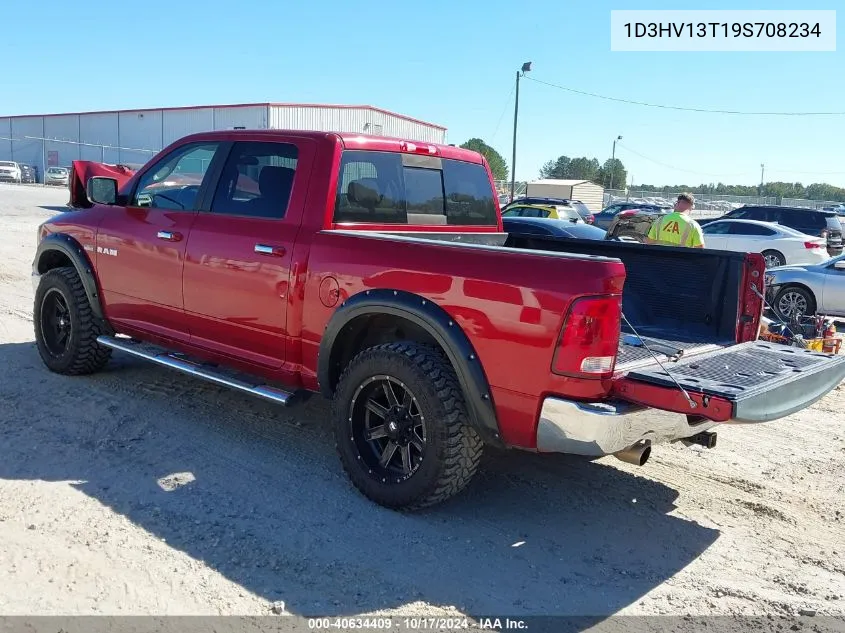 2009 Dodge Ram 1500 Slt/Sport/Trx VIN: 1D3HV13T19S708234 Lot: 40634409