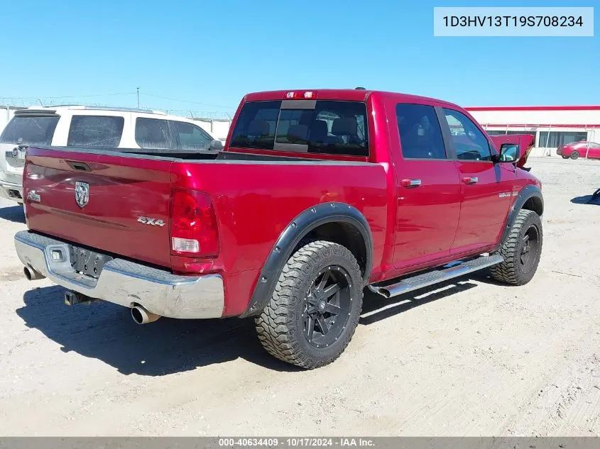 2009 Dodge Ram 1500 Slt/Sport/Trx VIN: 1D3HV13T19S708234 Lot: 40634409