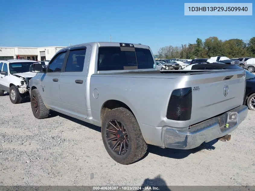 2009 Dodge Ram 1500 Slt/Sport/Trx VIN: 1D3HB13P29J509940 Lot: 40638387