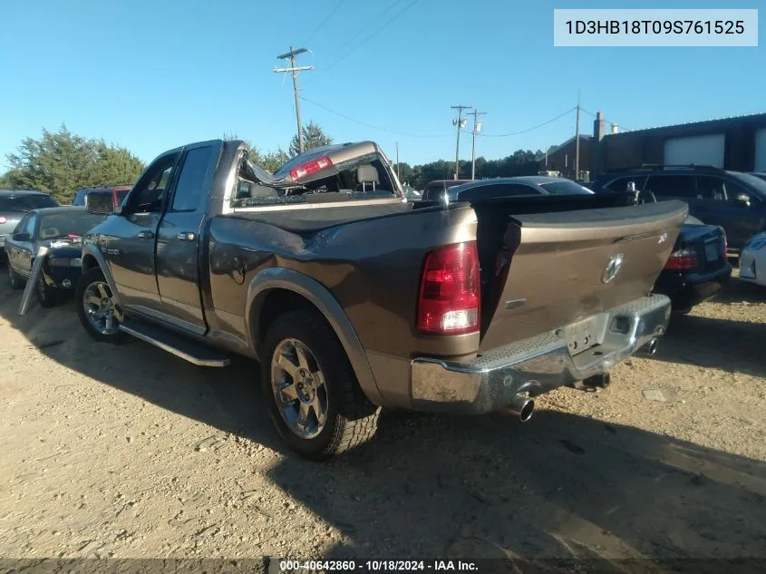 2009 Dodge Ram 1500 Laramie VIN: 1D3HB18T09S761525 Lot: 40642860