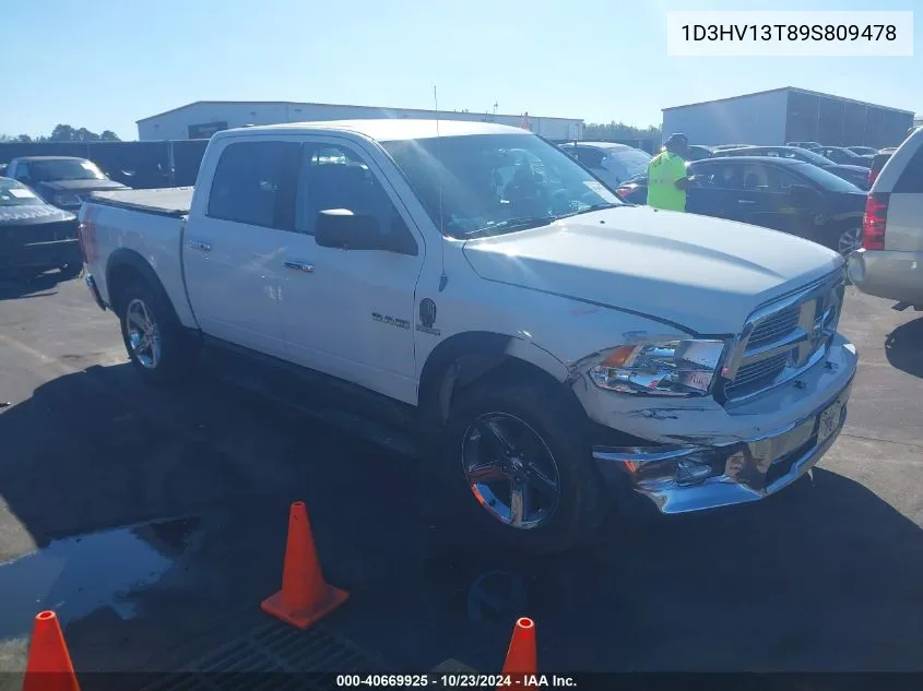 2009 Dodge Ram 1500 Slt/Sport/Trx VIN: 1D3HV13T89S809478 Lot: 40669925