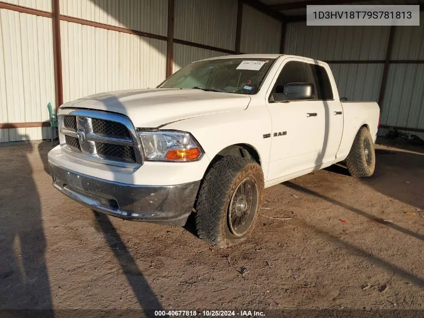 2009 Dodge Ram 1500 Slt/Sport/Trx VIN: 1D3HV18T79S781813 Lot: 40677818