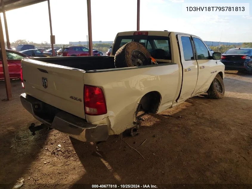 2009 Dodge Ram 1500 Slt/Sport/Trx VIN: 1D3HV18T79S781813 Lot: 40677818