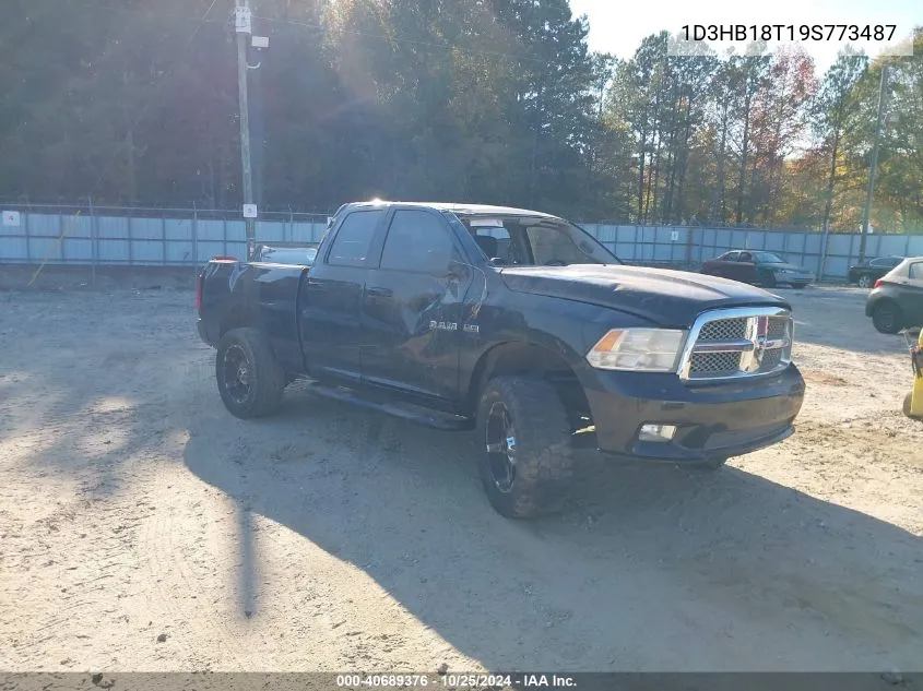 2009 Dodge Ram 1500 Slt/Sport/Trx VIN: 1D3HB18T19S773487 Lot: 40689376