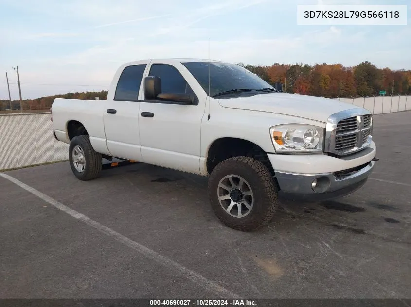 2009 Dodge Ram 2500 Slt VIN: 3D7KS28L79G566118 Lot: 40690027