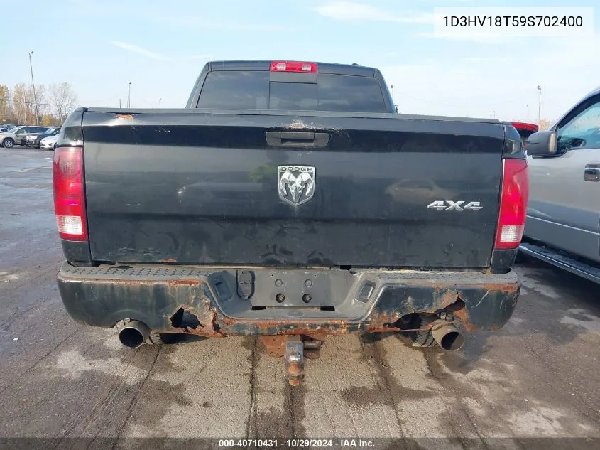 1D3HV18T59S702400 2009 Dodge Ram 1500 Slt/Sport/Trx