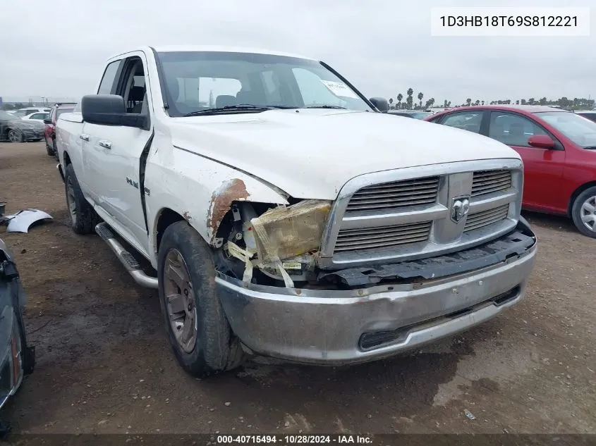 2009 Dodge Ram 1500 Slt/Sport/Trx VIN: 1D3HB18T69S812221 Lot: 40715494