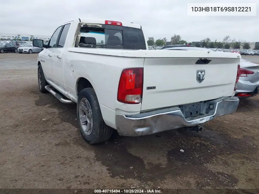 2009 Dodge Ram 1500 Slt/Sport/Trx VIN: 1D3HB18T69S812221 Lot: 40715494