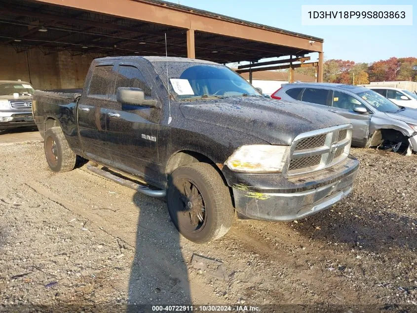 2009 Dodge Ram 1500 Slt/Sport/Trx VIN: 1D3HV18P99S803863 Lot: 40722911