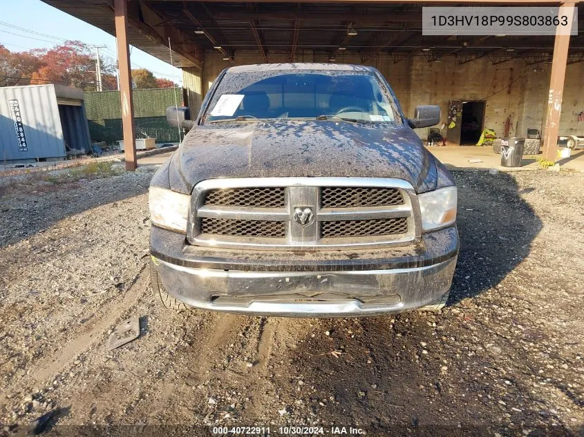 2009 Dodge Ram 1500 Slt/Sport/Trx VIN: 1D3HV18P99S803863 Lot: 40722911