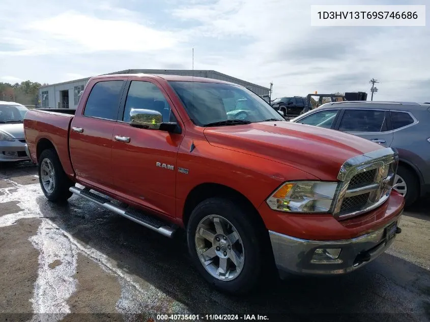 2009 Dodge Ram 1500 Laramie VIN: 1D3HV13T69S746686 Lot: 40735401