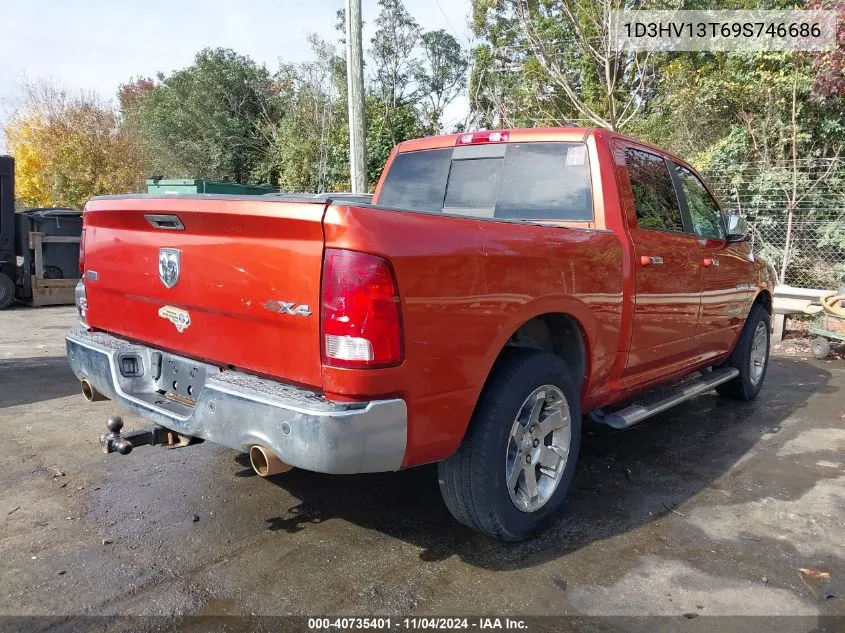 2009 Dodge Ram 1500 Laramie VIN: 1D3HV13T69S746686 Lot: 40735401