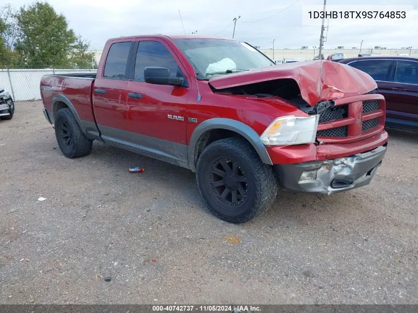 2009 Dodge Ram 1500 Slt/Sport/Trx VIN: 1D3HB18TX9S764853 Lot: 40742737