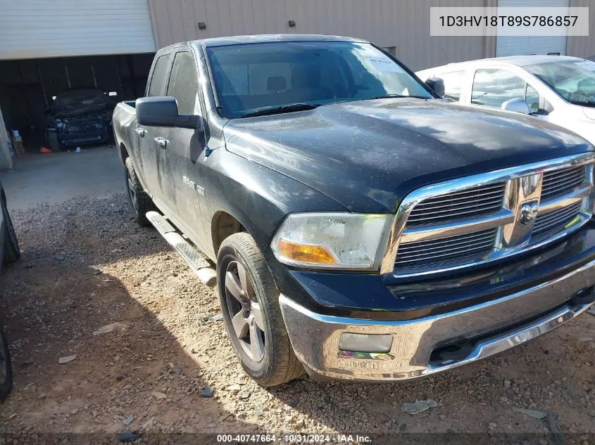 2009 Dodge Ram 1500 Slt/Sport/Trx VIN: 1D3HV18T89S786857 Lot: 40747664