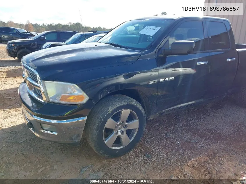 2009 Dodge Ram 1500 Slt/Sport/Trx VIN: 1D3HV18T89S786857 Lot: 40747664