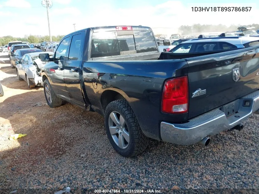 2009 Dodge Ram 1500 Slt/Sport/Trx VIN: 1D3HV18T89S786857 Lot: 40747664