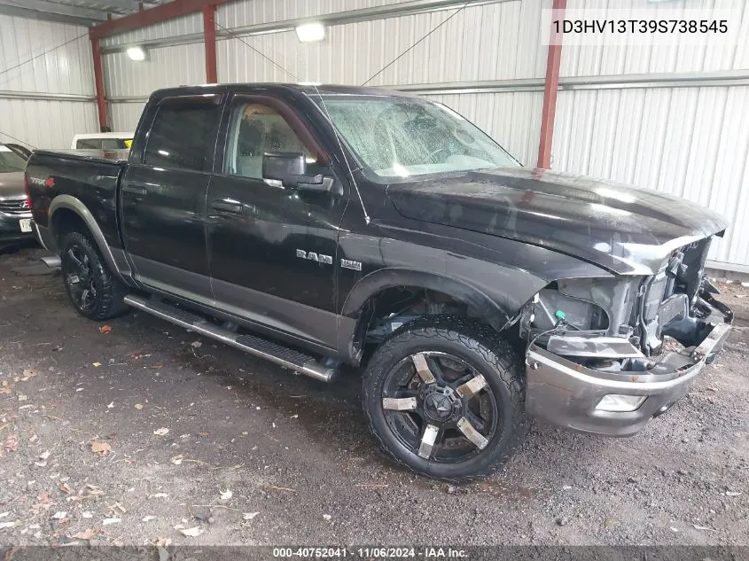 2009 Dodge Ram 1500 Slt/Sport/Trx VIN: 1D3HV13T39S738545 Lot: 40752041