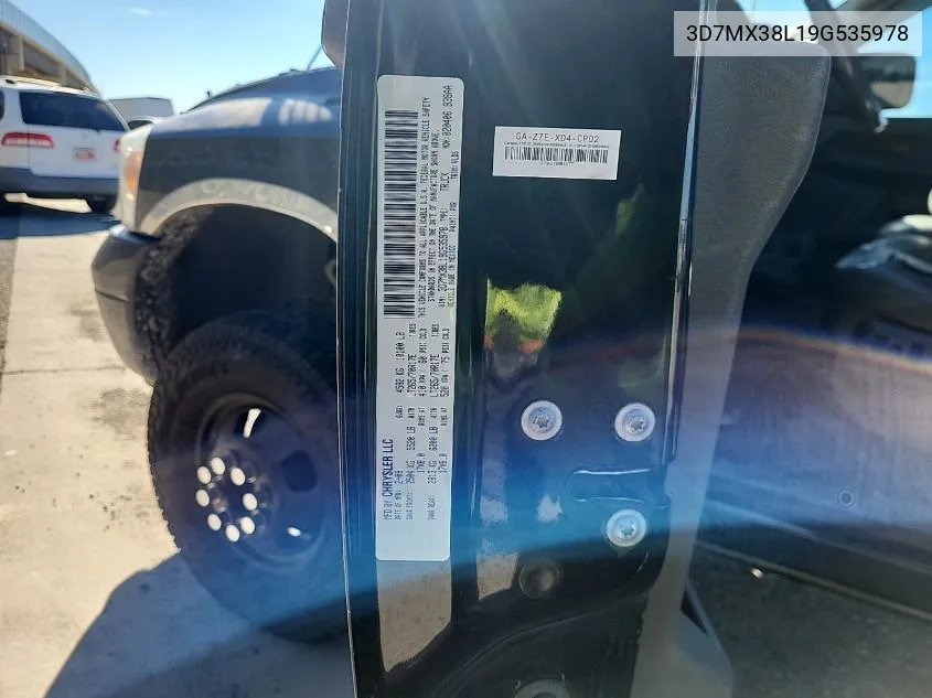 3D7MX38L19G535978 2009 Dodge Ram 3500 Laramie