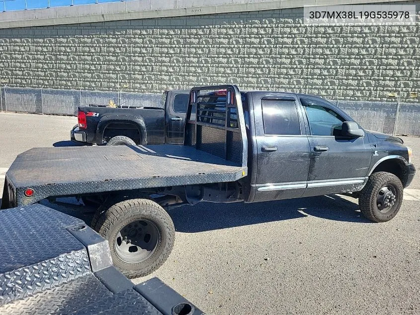 2009 Dodge Ram 3500 Laramie VIN: 3D7MX38L19G535978 Lot: 40757085