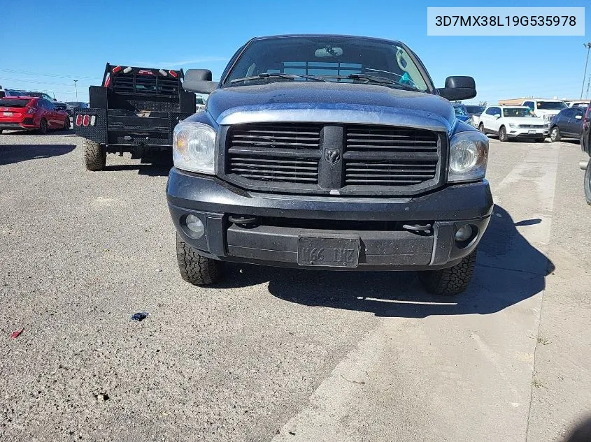 2009 Dodge Ram 3500 Laramie VIN: 3D7MX38L19G535978 Lot: 40757085