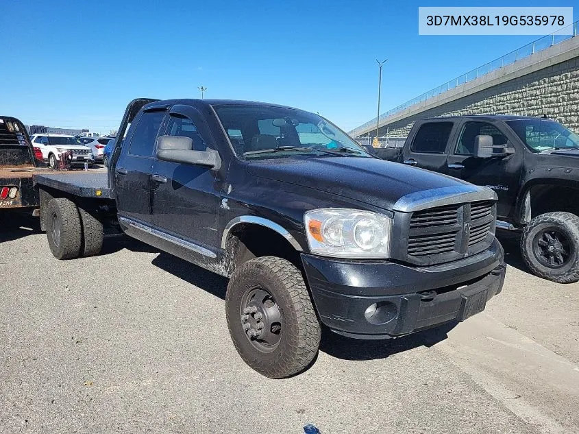 2009 Dodge Ram 3500 Laramie VIN: 3D7MX38L19G535978 Lot: 40757085