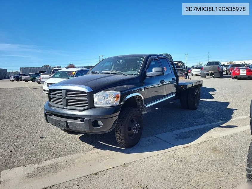 2009 Dodge Ram 3500 Laramie VIN: 3D7MX38L19G535978 Lot: 40757085