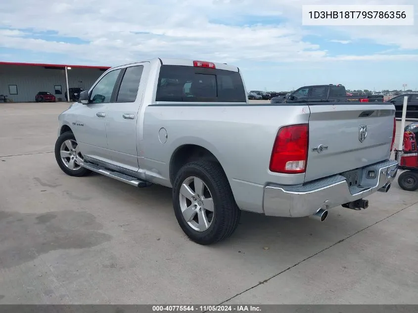 2009 Dodge Ram 1500 Slt/Sport/Trx VIN: 1D3HB18T79S786356 Lot: 40775544