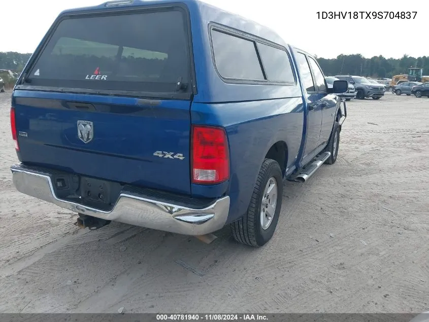 2009 Dodge Ram 1500 Slt/Sport/Trx VIN: 1D3HV18TX9S704837 Lot: 40781940