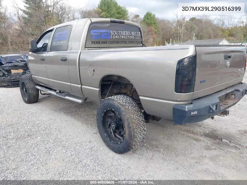 2009 Dodge Ram 3500 Laramie VIN: 3D7MX39L29G516399 Lot: 40805609