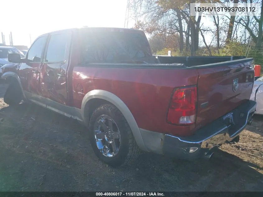 2009 Dodge Ram 1500 Laramie VIN: 1D3HV13T99S708112 Lot: 40806017