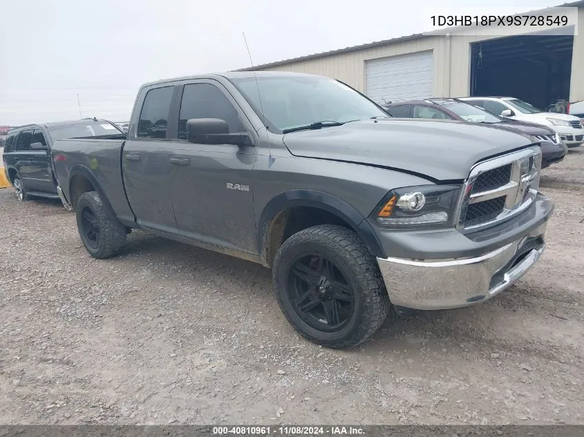 2009 Dodge Ram 1500 Slt/Sport/Trx VIN: 1D3HB18PX9S728549 Lot: 40810961