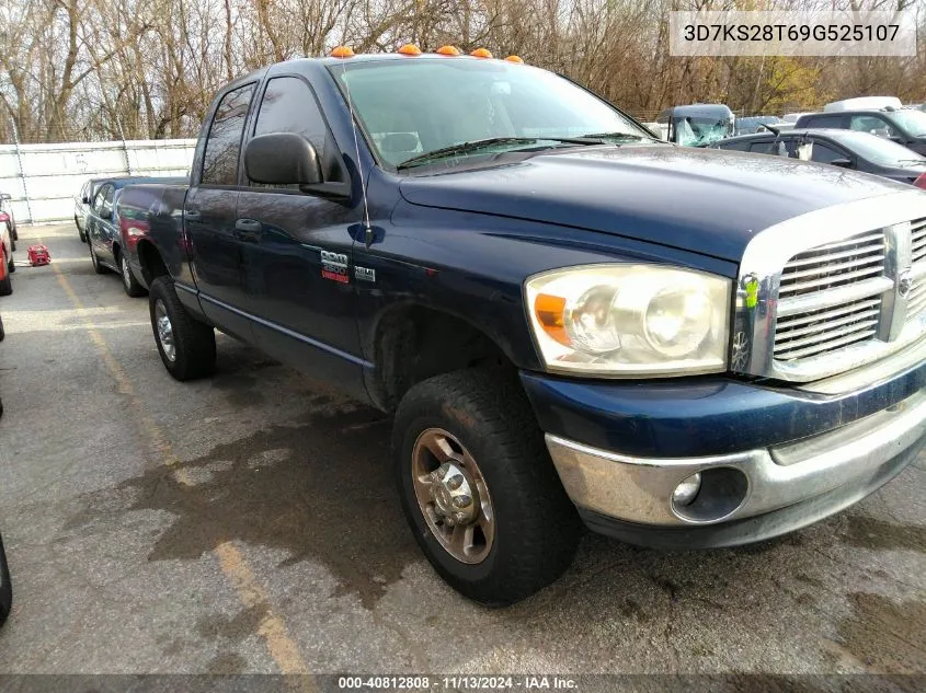 2009 Dodge Ram 2500 Slt VIN: 3D7KS28T69G525107 Lot: 40812808