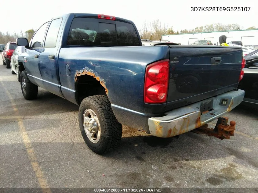 2009 Dodge Ram 2500 Slt VIN: 3D7KS28T69G525107 Lot: 40812808