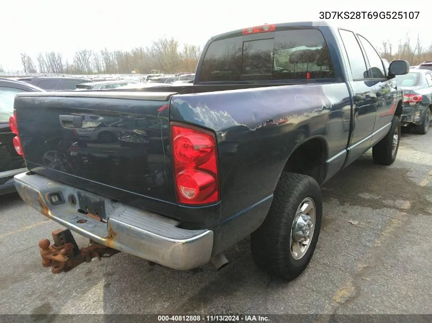 2009 Dodge Ram 2500 Slt VIN: 3D7KS28T69G525107 Lot: 40812808