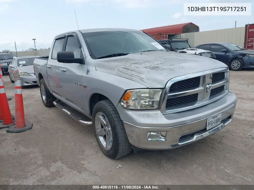 1D3HB13T19S717251 2009 Dodge Ram 1500 Slt/Sport/Trx