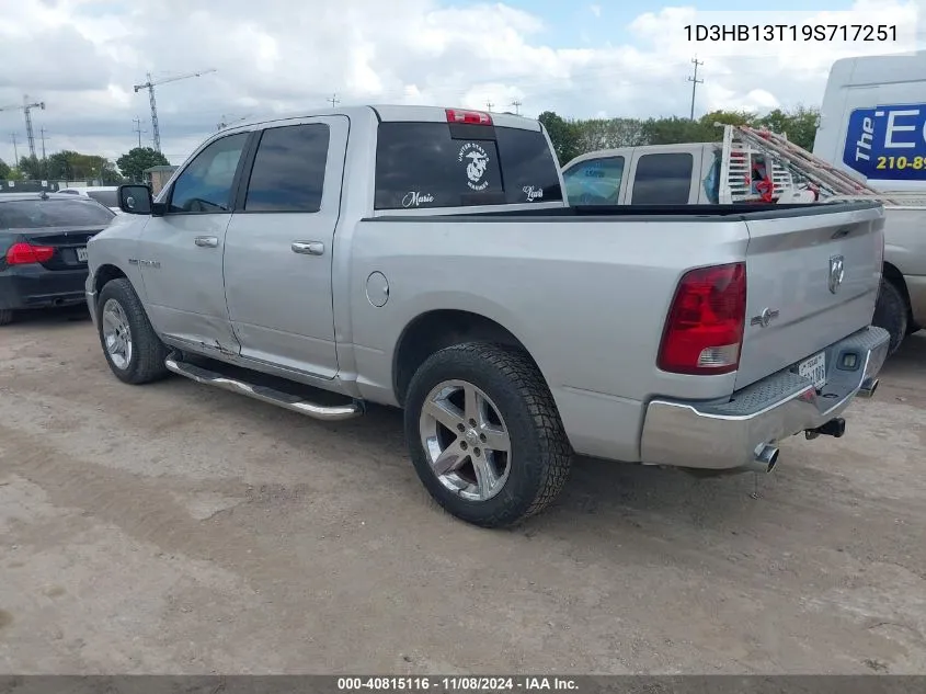 1D3HB13T19S717251 2009 Dodge Ram 1500 Slt/Sport/Trx