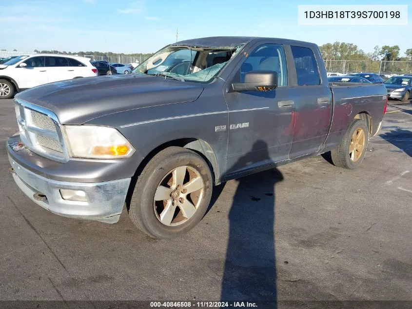 1D3HB18T39S700198 2009 Dodge Ram 1500 Slt/Sport/Trx