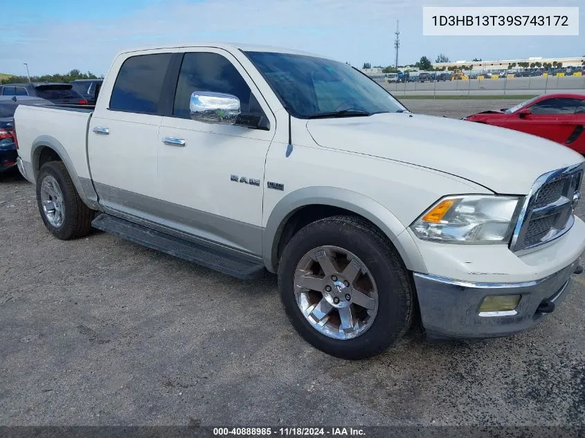 1D3HB13T39S743172 2009 Dodge Ram 1500 Laramie