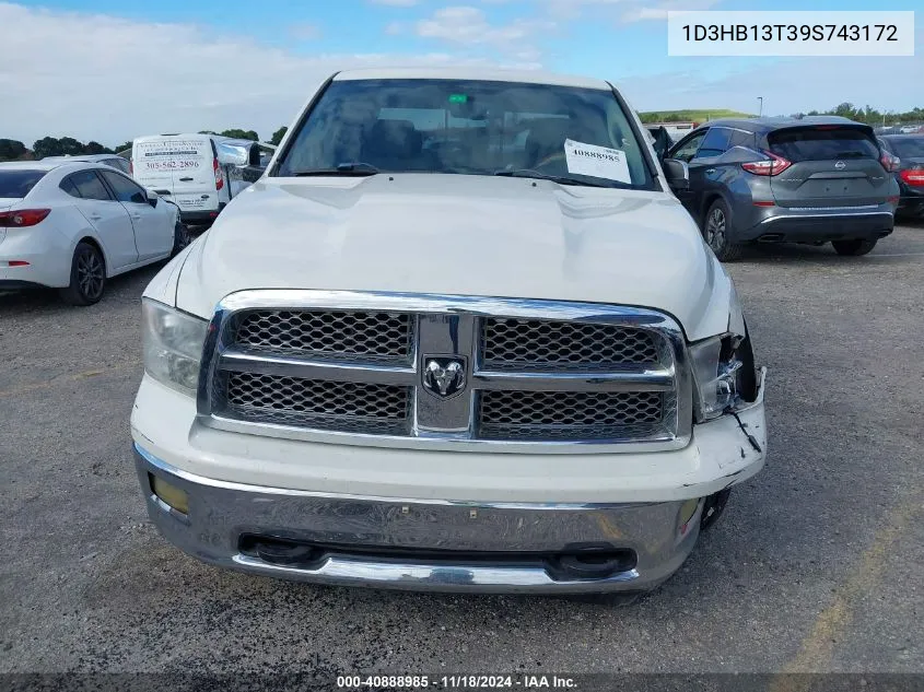 1D3HB13T39S743172 2009 Dodge Ram 1500 Laramie