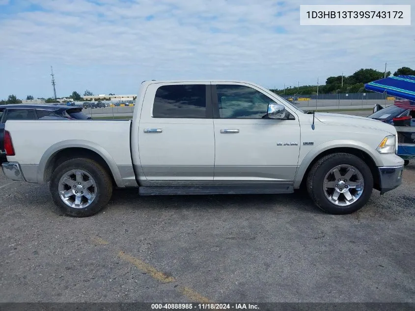 1D3HB13T39S743172 2009 Dodge Ram 1500 Laramie