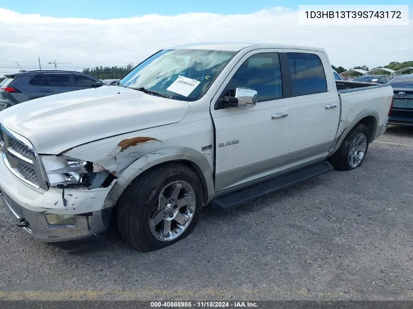 1D3HB13T39S743172 2009 Dodge Ram 1500 Laramie