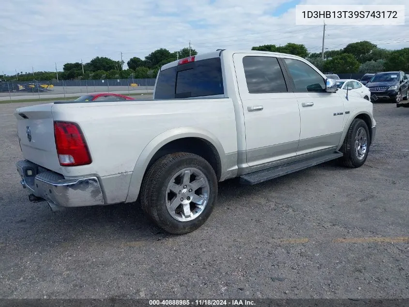 1D3HB13T39S743172 2009 Dodge Ram 1500 Laramie