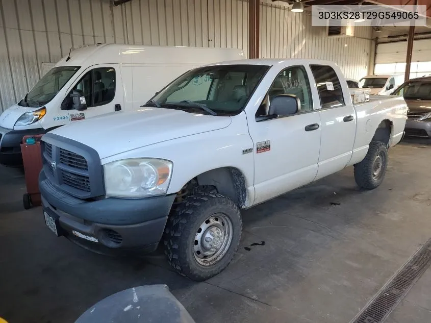 2009 Dodge Ram 2500 St VIN: 3D3KS28T29G549065 Lot: 40935729