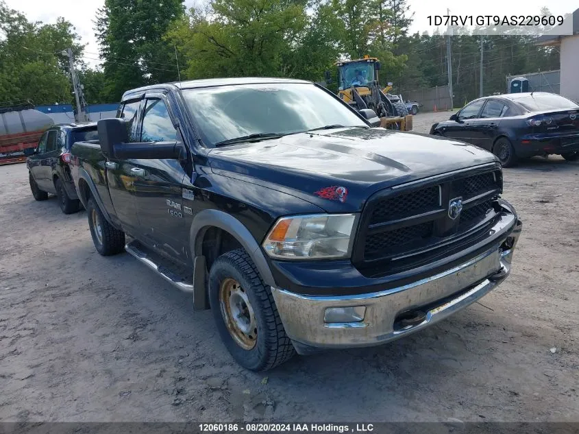 2010 Dodge Ram 1500 Slt/Sport/Trx VIN: 1D7RV1GT9AS229609 Lot: 12060186