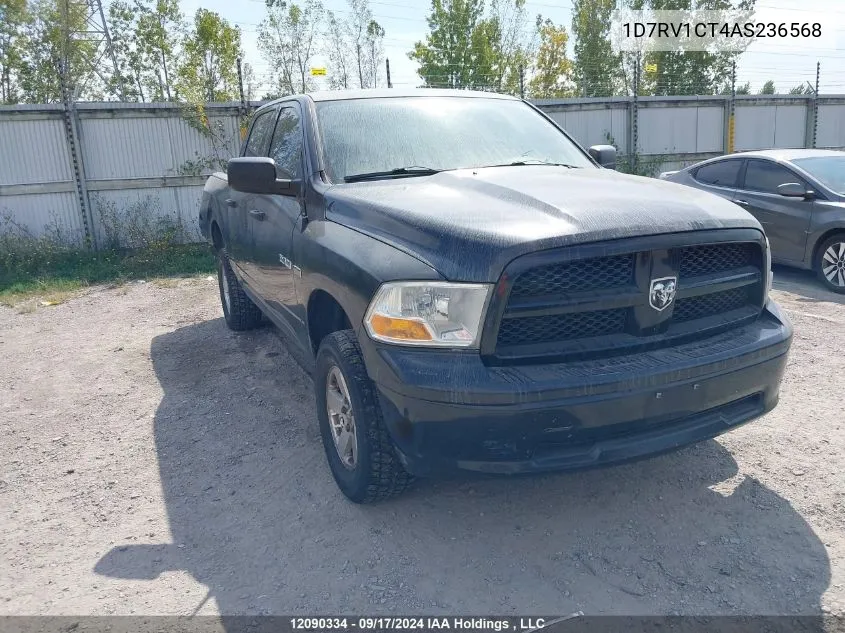 1D7RV1CT4AS236568 2010 Dodge Ram 1500