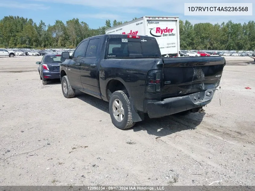 2010 Dodge Ram 1500 VIN: 1D7RV1CT4AS236568 Lot: 12090334