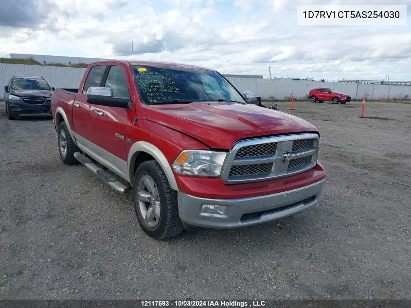 2010 Dodge Ram 1500 VIN: 1D7RV1CT5AS254030 Lot: 12117593